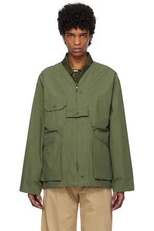 ENGINEERED GARMENTS Blouson de style cardigan kaki