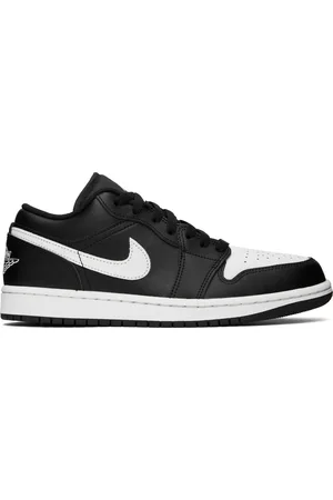 Nike Baskets basses Air Jordan 1 noir et blanc