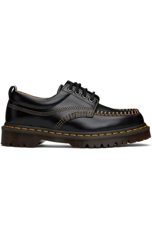 Dr. Martens Derbys Lowell noirs en cuir