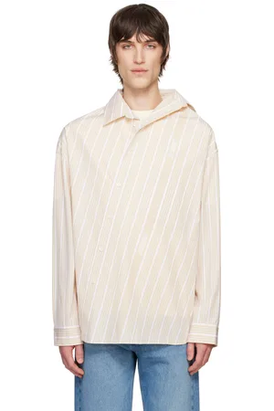 Jacquemus Chemise Cuadro beige