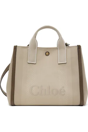 Chloé Cabas beige à logos