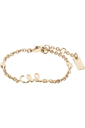 Chloé Bracelet doré à logo