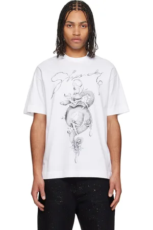 Givenchy T-shirt blanc à images imprimées