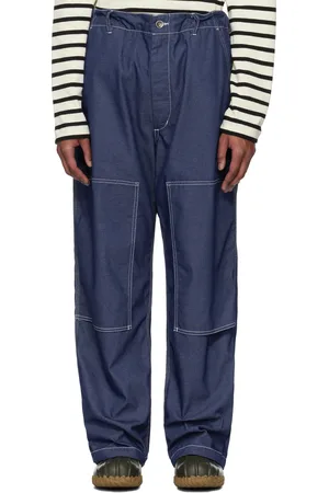 ENGINEERED GARMENTS Jean de peintre bleu
