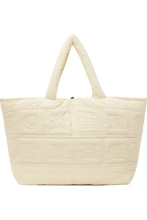 Nanushka Cabas Symbol blanc cassé