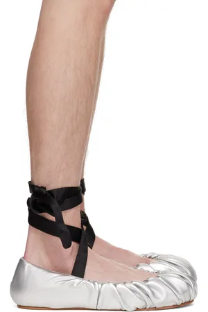 Yume Yume Ballerines argentées en cuir synthétique