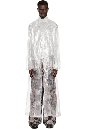 DRIES VAN NOTEN Manteau transparent en nylon