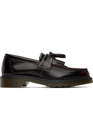 Dr. Martens Flâneurs Adrian bourgogne en cuir Arcadia à pampilles