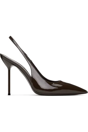 PARIS TEXAS Chaussures à talon aiguille Lidia brunes à bride arrière