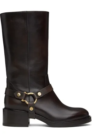 Chloé Bottes Dakota brunes
