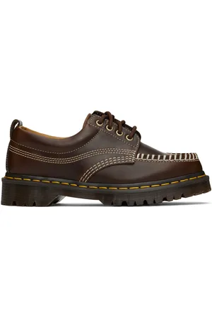 Dr. Martens Derbys Lowell bruns en cuir