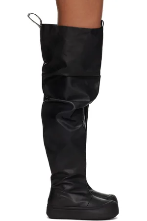 Yume Yume Bottes cuissardes style pêcheur noires