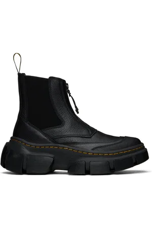 Dr. Martens Bottes chelsea noires à glissière et à semelle DMXL