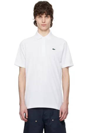 Lacoste Polo de golf à coupe classique blanc à protection anti-UV