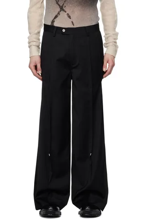 C2H4 Pantalon ample Tortuosity noir