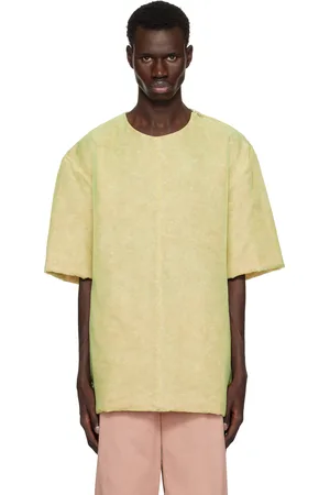 DRIES VAN NOTEN T-shirt vert à organza