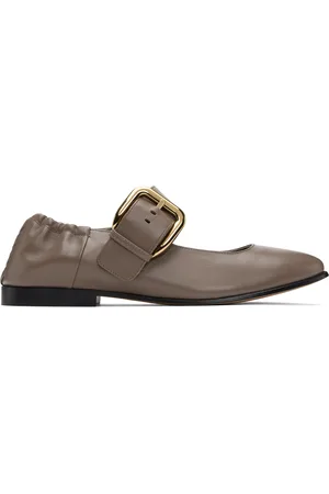 Bottega Veneta Ballerines de style Charles IX Astaire taupe
