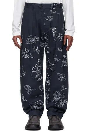 ENGINEERED GARMENTS Pantalon Carlyle bleu marine