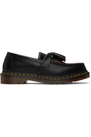 Dr. Martens Flâneurs Adrian noirs en cuir Quilon à pampilles - Made in England