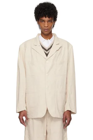 ENGINEERED GARMENTS Veston Bedford blanc cassé