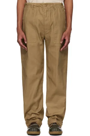 ENGINEERED GARMENTS Pantalon bourgeron beige