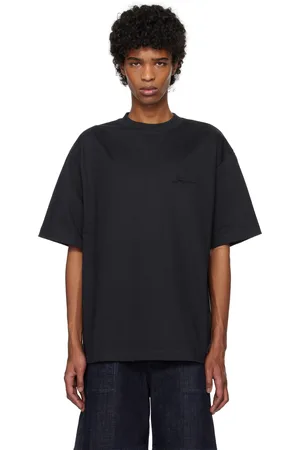 Jacquemus T-shirt bleu marine à image d