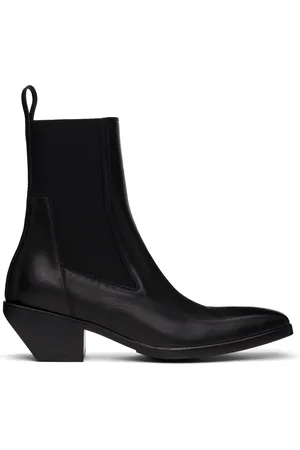 Rick Owens Bottes chelsea Sliver noires à talon étagé - Hollywood