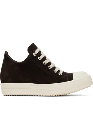 Rick Owens Baskets basses brunes - Hollywood