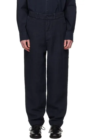 CASEY CASEY Pantalon Emery bleu marine