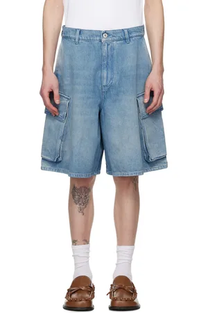 J.W.Anderson Short cargo bleu en denim
