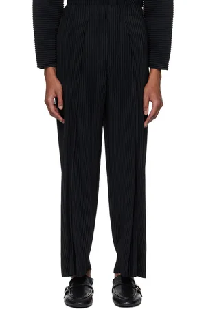 Issey Miyake Pantalon Pleats Bottoms 1 noir