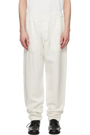 CASEY CASEY Pantalon militaire Jog Ah blanc cassé