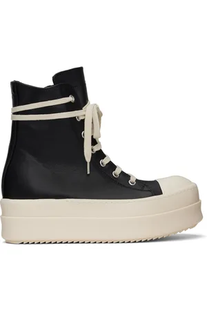 Rick Owens Baskets noires à plateforme Mega Bumper - Hollywood