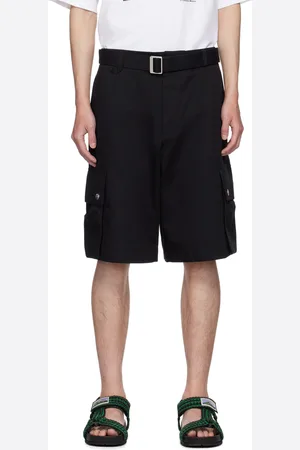 Jacquemus Short cargo de style bermuda noir