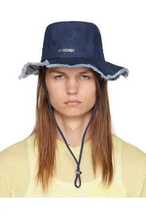 Jacquemus Chapeau bob Artichaut bleu marine - La casa