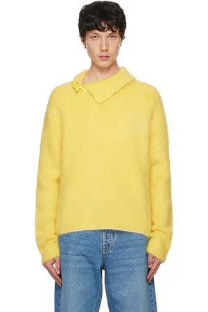 Jacquemus Pull Marina jaune - La casa