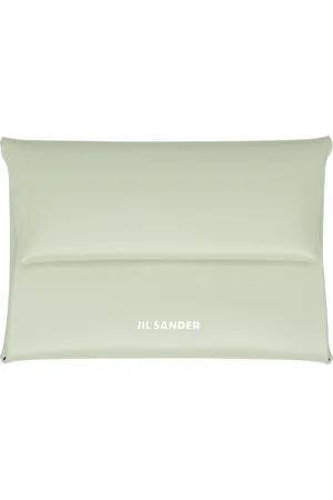 Jil Sander Pochette à monnaie enveloppe verte