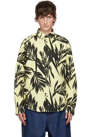 Jacquemus Chemise Simon noir et jaune - La casa