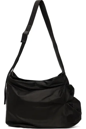 YOHJI YAMAMOTO Sac à bandoulière asymétrique noir - discord