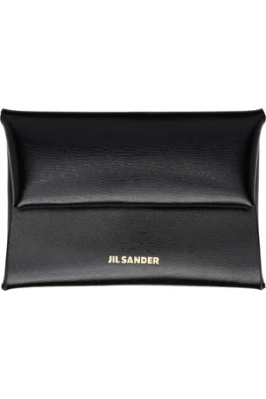Jil Sander Pochette à monnaie enveloppe noire