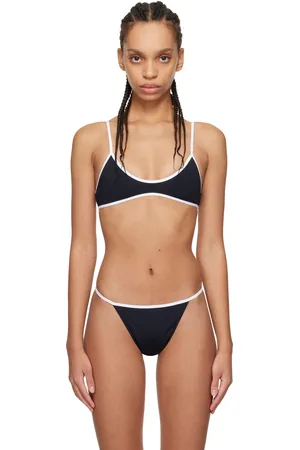 Tropic of C Haut de bikini moulant Rio noir et blanc