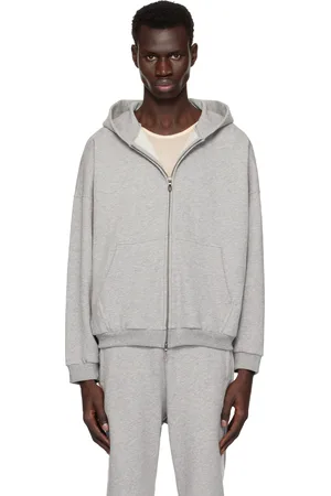 JOHN ELLIOTT Pull à capuche Frances gris à glissière