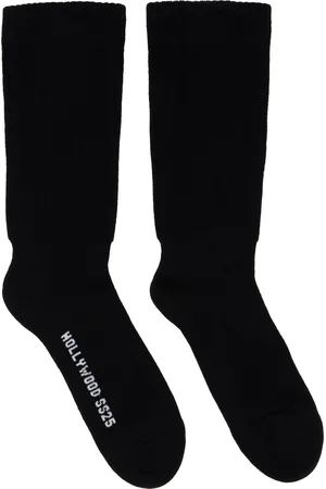 Rick Owens Chaussettes hauteur mi-mollet noires - Hollywood