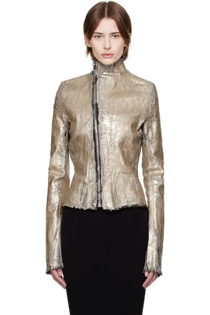 Rick Owens Blouson Gary doré en denim - Hollywood