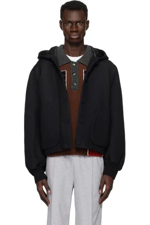 J.W.Anderson Blouson noir à capuche