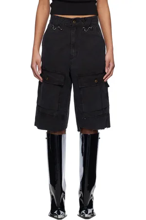 We11 Done Short militaire rétro noir