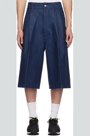 Jacquemus Short de-Nîmes Ravello bleu en denim - La casa
