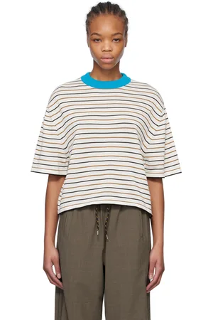 CORDERA T-shirt multicolore en coton à rayures