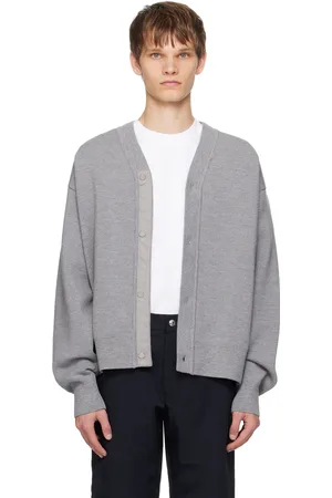 Jacquemus Cardigan gris à boutons - Les classiques
