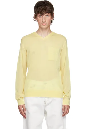 Jacquemus Pull Paseo jaune en tricot - La casa
